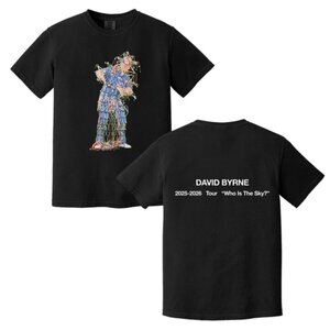 David Byrne Who Is The Sky 2026 Tour Unisex T Shirt 90